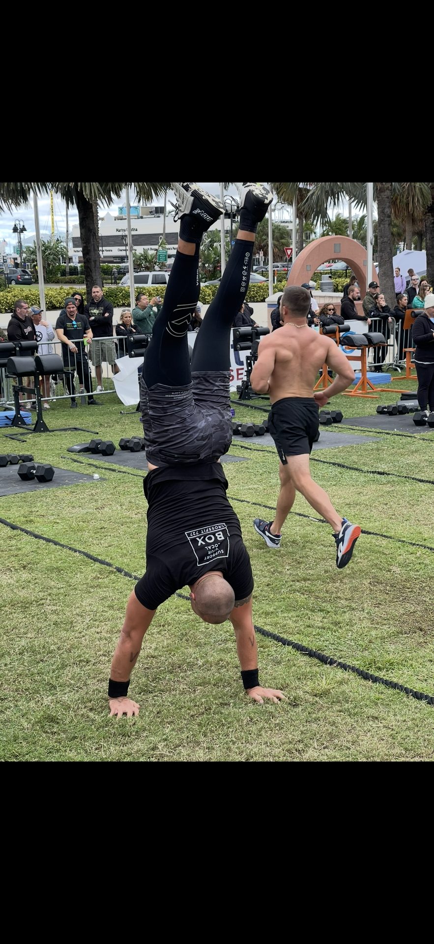 Ryan competing at a national functional fitness event