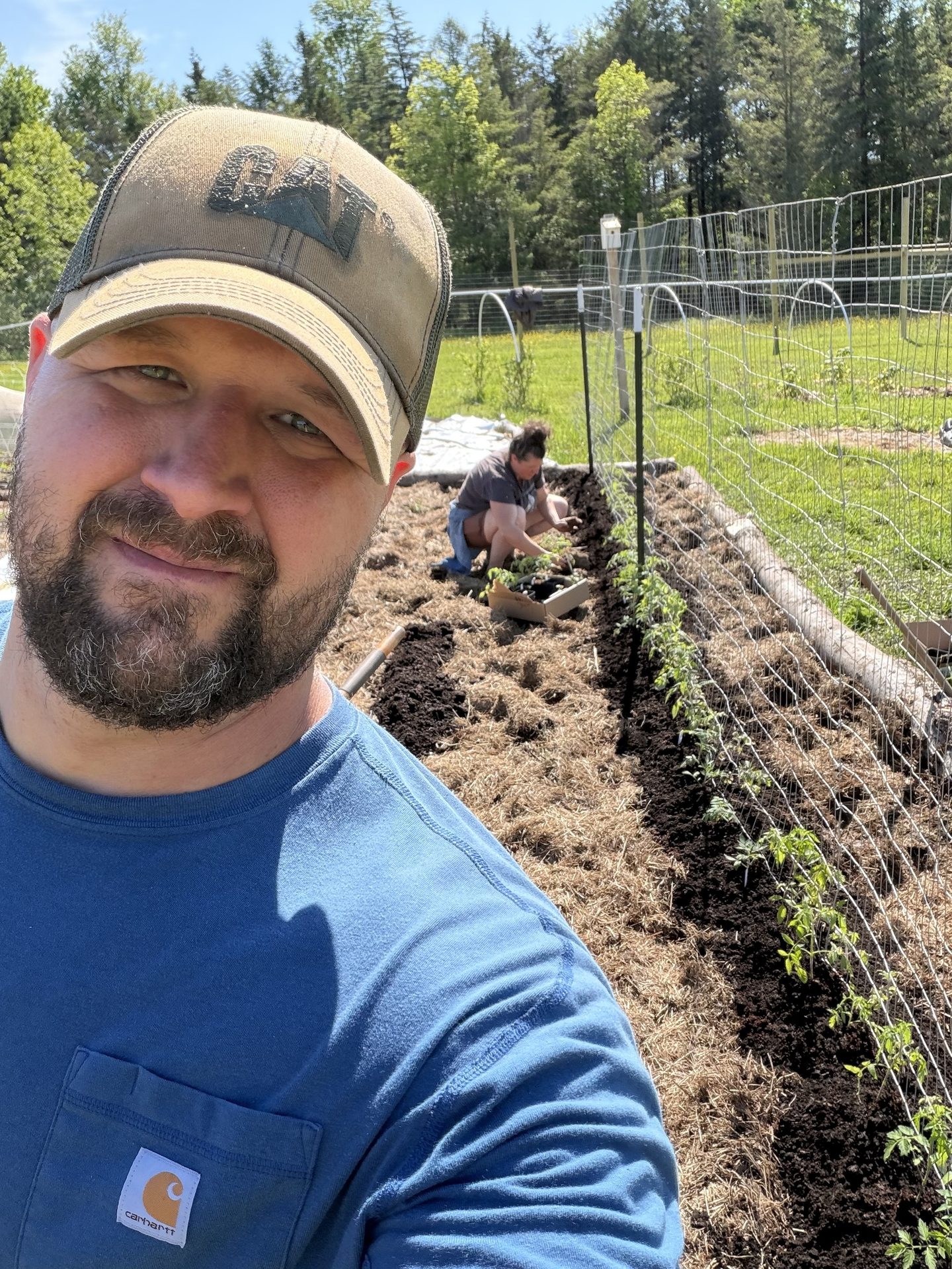 Summer garden work